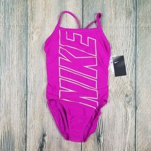 *NWT* NIKE Logo One-Piece Swimsuit